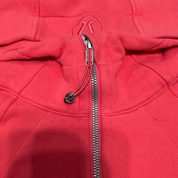 Lululemon Scuba Full-Zip Cropped Hoodie- Lip Gloss size 4 - Picture 4 of 9
